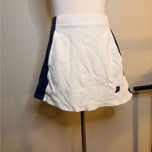 Prince White and Navy Athletic Tennis Skirt